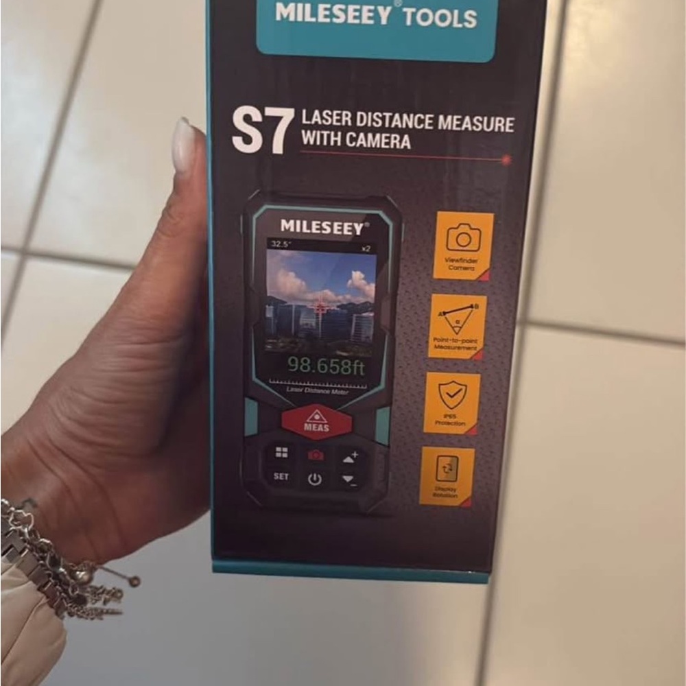 Mileseey S7 Laser Distance Measure with Camera